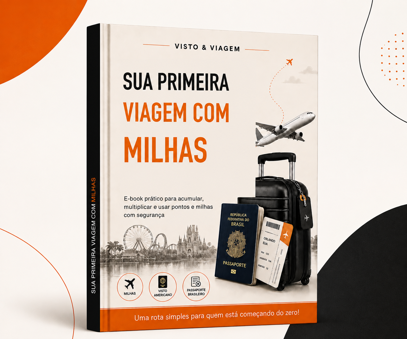 Capa do e-book Sua Primeira Viagem com Milhas